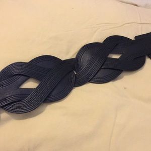 braided black belt